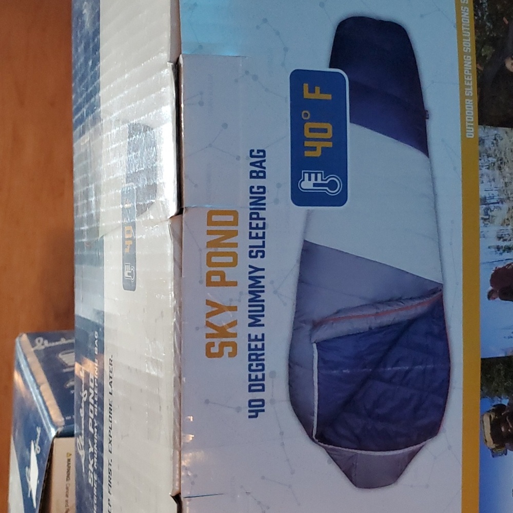 NIB● SLUMBERJACK Sky Pond 40 Degree Mummy Sleeping Bag